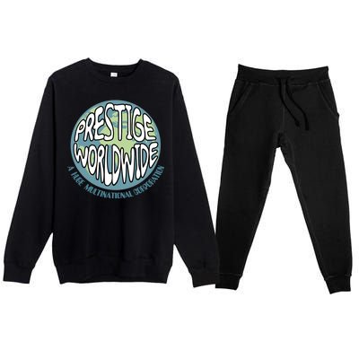 Prestige Worldwide Premium Crewneck Sweatsuit Set