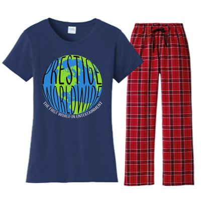 Prestige Worldwide First Word In Entertainment Women's Flannel Pajama Set