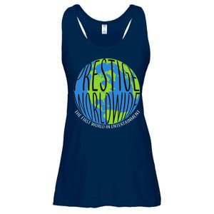 Prestige Worldwide First Word In Entertainment Ladies Essential Flowy Tank