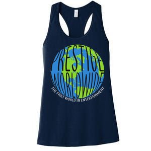 Prestige Worldwide First Word In Entertainment Women's Racerback Tank