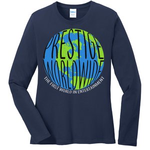 Prestige Worldwide First Word In Entertainment Ladies Long Sleeve Shirt