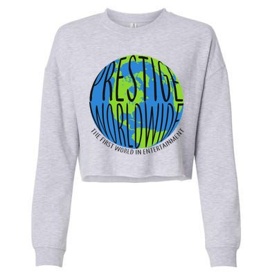 Prestige Worldwide First Word In Entertainment Cropped Pullover Crew