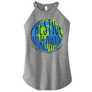 Prestige Worldwide First Word In Entertainment Women's Perfect Tri Rocker Tank