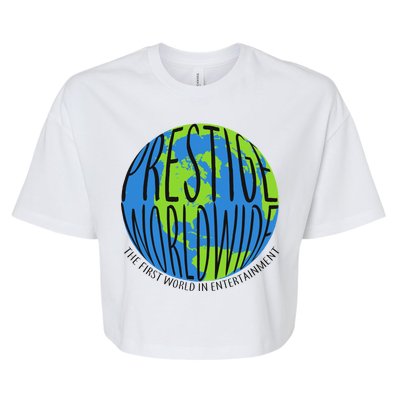 Prestige Worldwide First Word In Entertainment Bella+Canvas Jersey Crop Tee