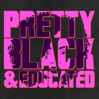 Pretty Black & Educated Black History Month Adult Drive Performance Visor