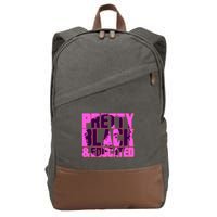 Pretty Black & Educated Black History Month Cotton Canvas Backpack