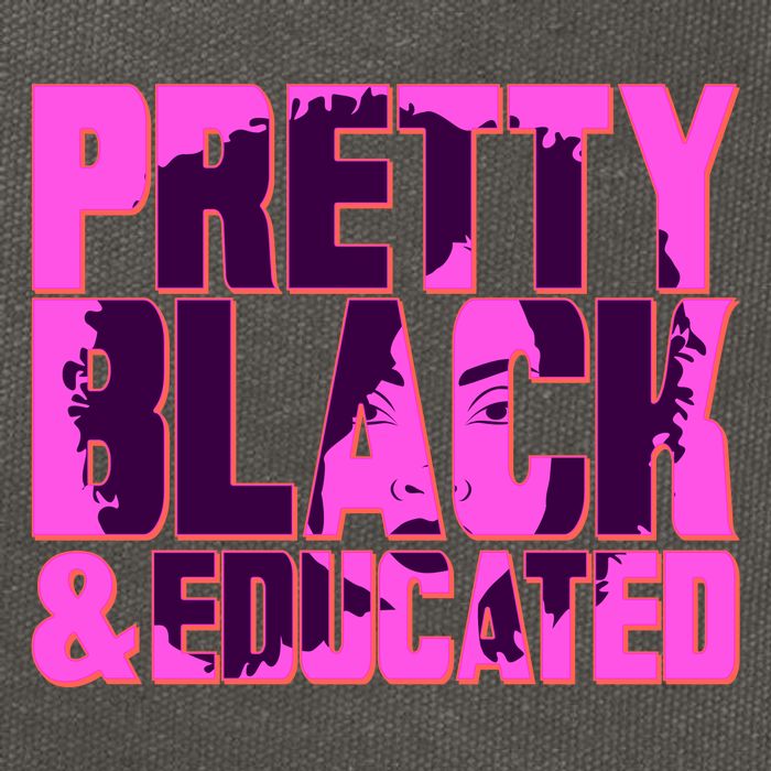 Pretty Black & Educated Black History Month Cotton Canvas Backpack