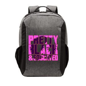 Pretty Black & Educated Black History Month Vector Backpack