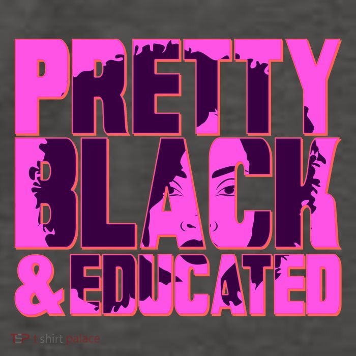 Pretty Black & Educated Black History Month Vector Backpack