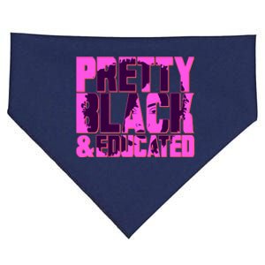 Pretty Black & Educated Black History Month USA-Made Doggie Bandana