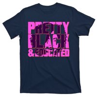 Pretty Black & Educated Black History Month T-Shirt