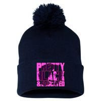 Pretty Black & Educated Black History Month Pom Pom 12in Knit Beanie