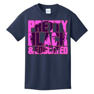 Pretty Black & Educated Black History Month Kids T-Shirt