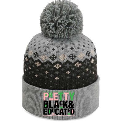 Pretty Black And Educated The Baniff Cuffed Pom Beanie