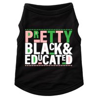 Pretty Black And Educated Doggie Tank