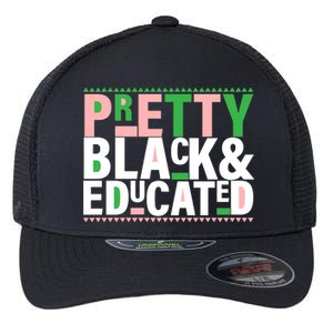 Pretty Black And Educated Flexfit Unipanel Trucker Cap