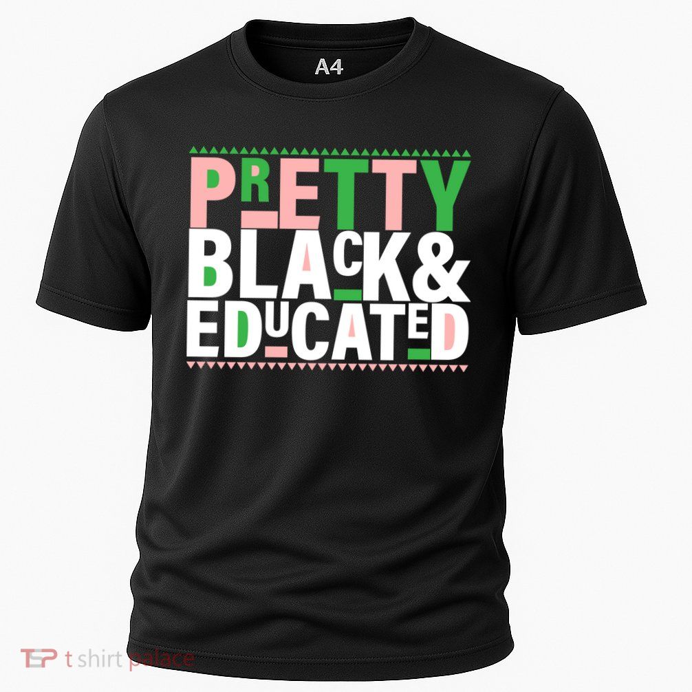 Pretty Black And Educated Cooling Performance Crew T-Shirt