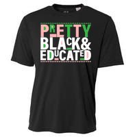 Pretty Black And Educated Cooling Performance Crew T-Shirt