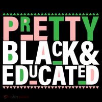 Pretty Black And Educated 7-Panel Snapback Hat