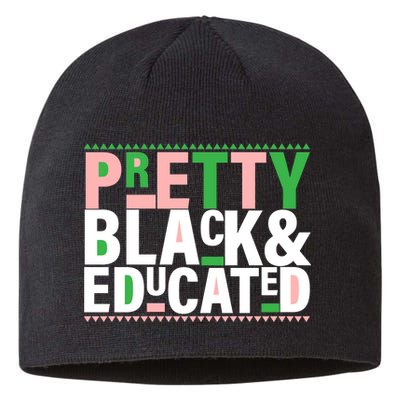 Pretty Black And Educated Sustainable Beanie