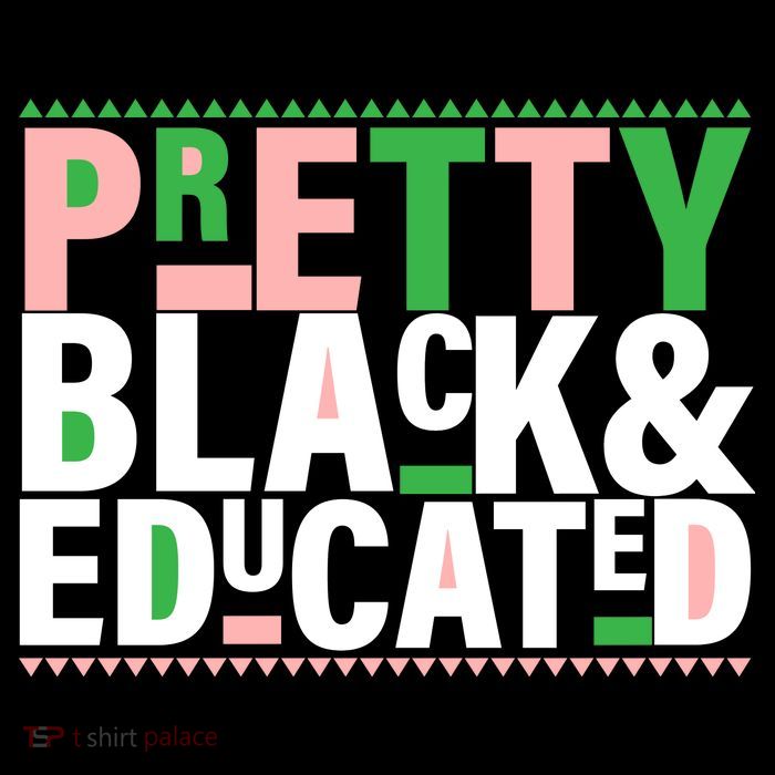 Pretty Black And Educated 16 in Basic Backpack