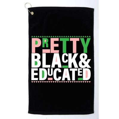 Pretty Black And Educated Golf Towel