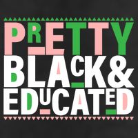Pretty Black And Educated Golf Towel