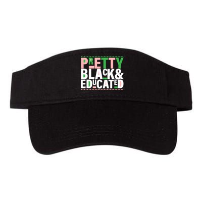 Pretty Black And Educated Valucap Bio-Washed Visor