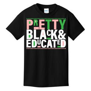 Pretty Black And Educated Kids T-Shirt