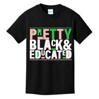 Pretty Black And Educated Kids T-Shirt