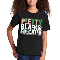 Pretty Black And Educated Kids T-Shirt