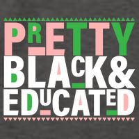 Pretty Black And Educated Vector Backpack