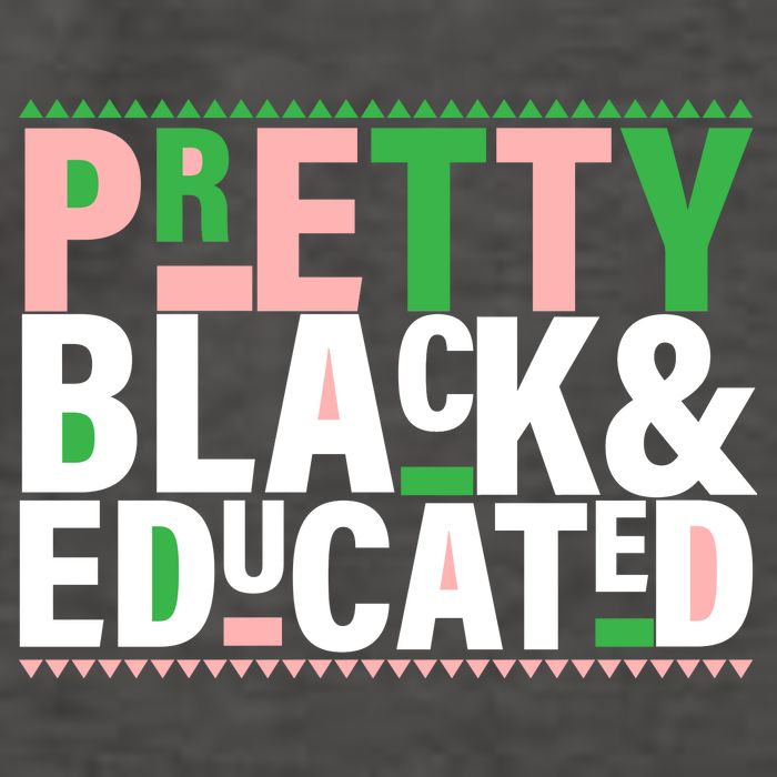 Pretty Black And Educated Vector Backpack
