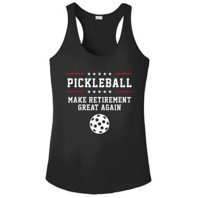 Pickleball Retirement For Dad Grandpa Ladies PosiCharge Competitor Racerback Tank