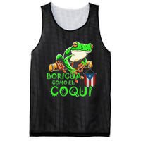 Puerto Rico Frog Puerto Rican Roots Coqui Taino Boricua Gift Mesh Reversible Basketball Jersey Tank