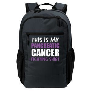 Purple Ribbon Fighter Warrior Pancreatic Cancer Awareness Cute Gift Daily Commute Backpack