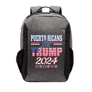 Puerto Ricans For Trump Pro Trump Supporter 2024 Election Vector Backpack