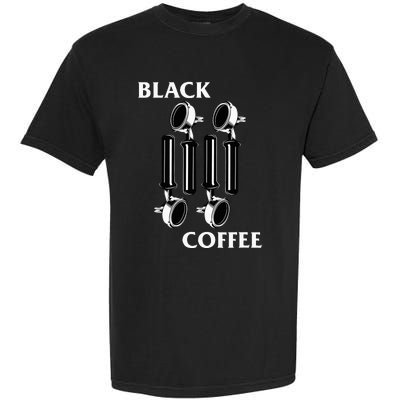 Punk Rock Flag Espresso Black Coffee Lover Garment-Dyed Heavyweight T-Shirt