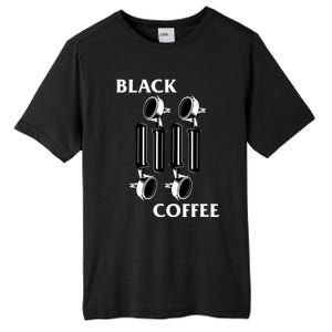 Punk Rock Flag Espresso Black Coffee Lover Tall Fusion ChromaSoft Performance T-Shirt