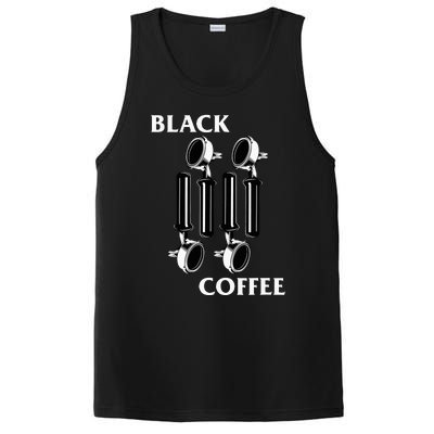 Punk Rock Flag Espresso Black Coffee Lover PosiCharge Competitor Tank