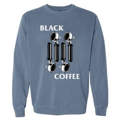 Punk Rock Flag Espresso Black Coffee Lover Garment-Dyed Sweatshirt