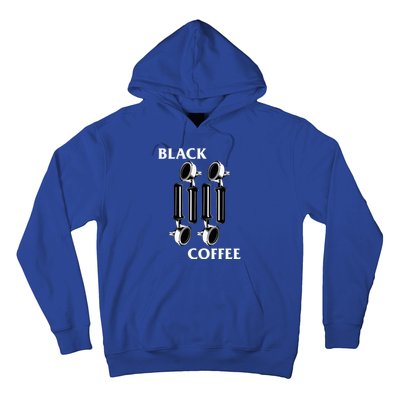 Punk Rock Flag Espresso Black Coffee Lover Hoodie