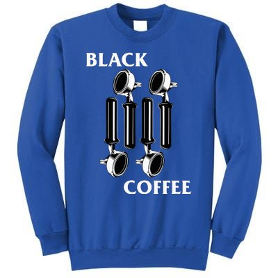 Punk Rock Flag Espresso Black Coffee Lover Sweatshirt