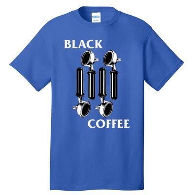 Punk Rock Flag Espresso Black Coffee Lover Tall T-Shirt