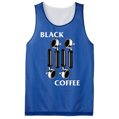 Punk Rock Flag Espresso Black Coffee Lover Mesh Reversible Basketball Jersey Tank