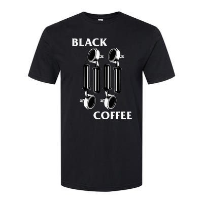 Punk Rock Flag Espresso Black Coffee Lover Softstyle CVC T-Shirt