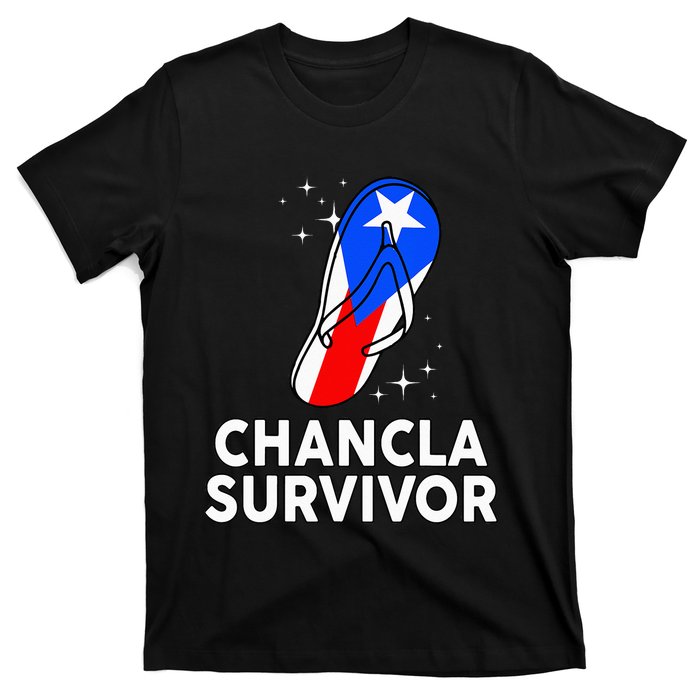 Puerto Rican Flag La Chancla Survivor Rico Hispanic Heritage T-Shirt