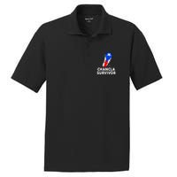 Puerto Rican Flag La Chancla Survivor Rico Hispanic Heritage PosiCharge RacerMesh Polo