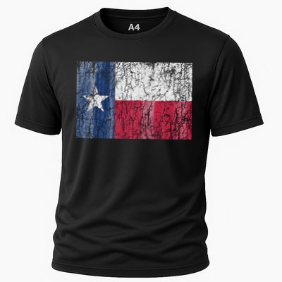 Patriotic Retro Flag Of Texas Performance Shirt