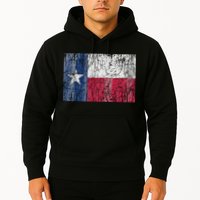 Patriotic Retro Flag Of Texas Hoodie